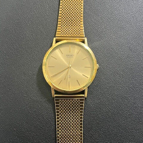 SEIKO セイコー メンズ腕時計 シャンパン文字盤
