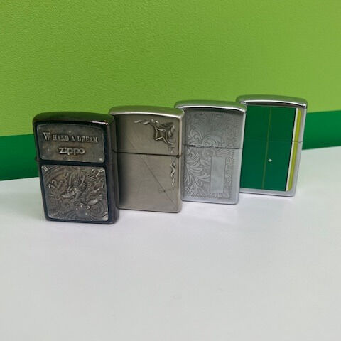 Zippoライター4個